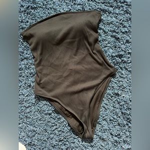 Ribbed aerie one piece